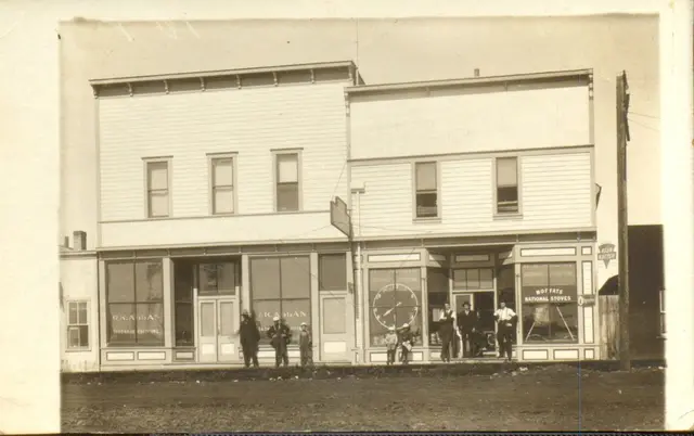 R.H. Allan Hardware and Furniture store, Alsask